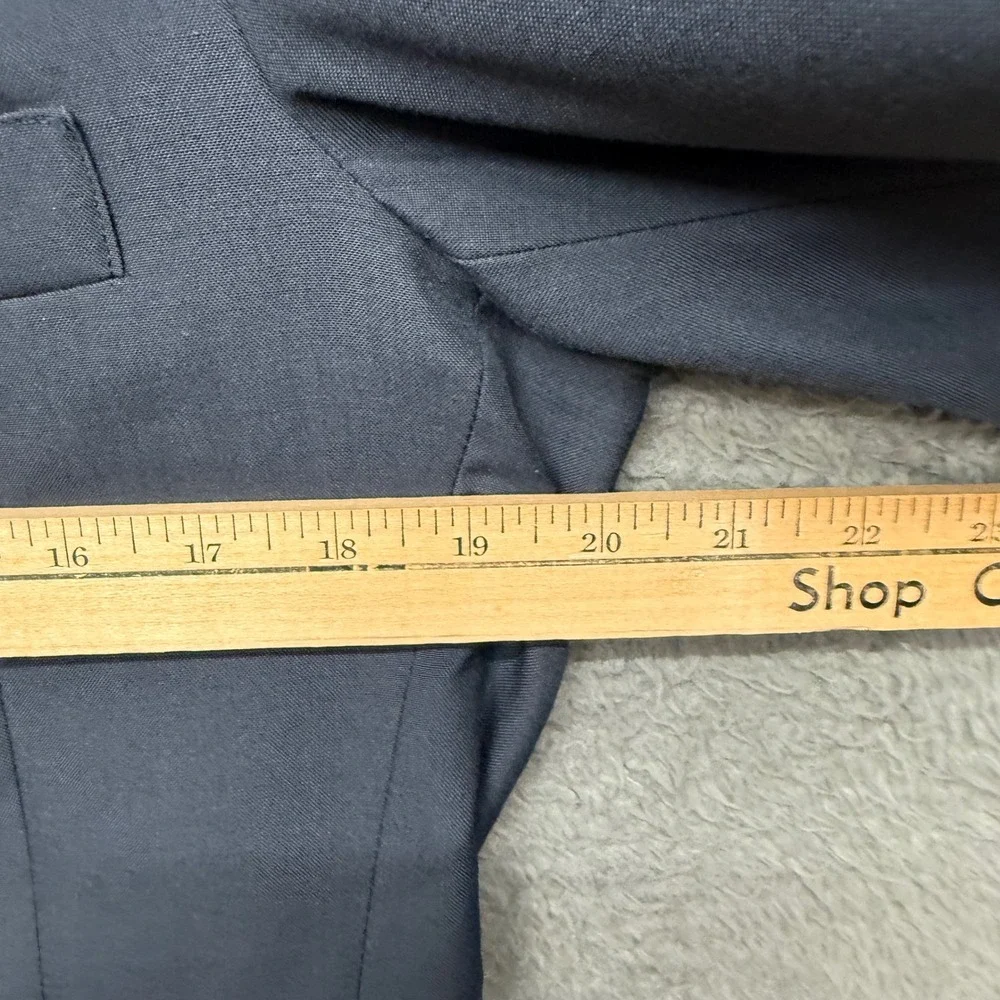 Polo University Club Blazer Mens 40R Navy Blue Two Button Sport Coat Jacket